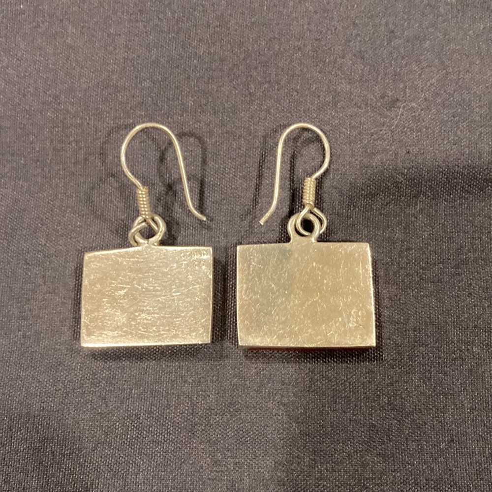Sterling Scuba Diving Earrings View 2